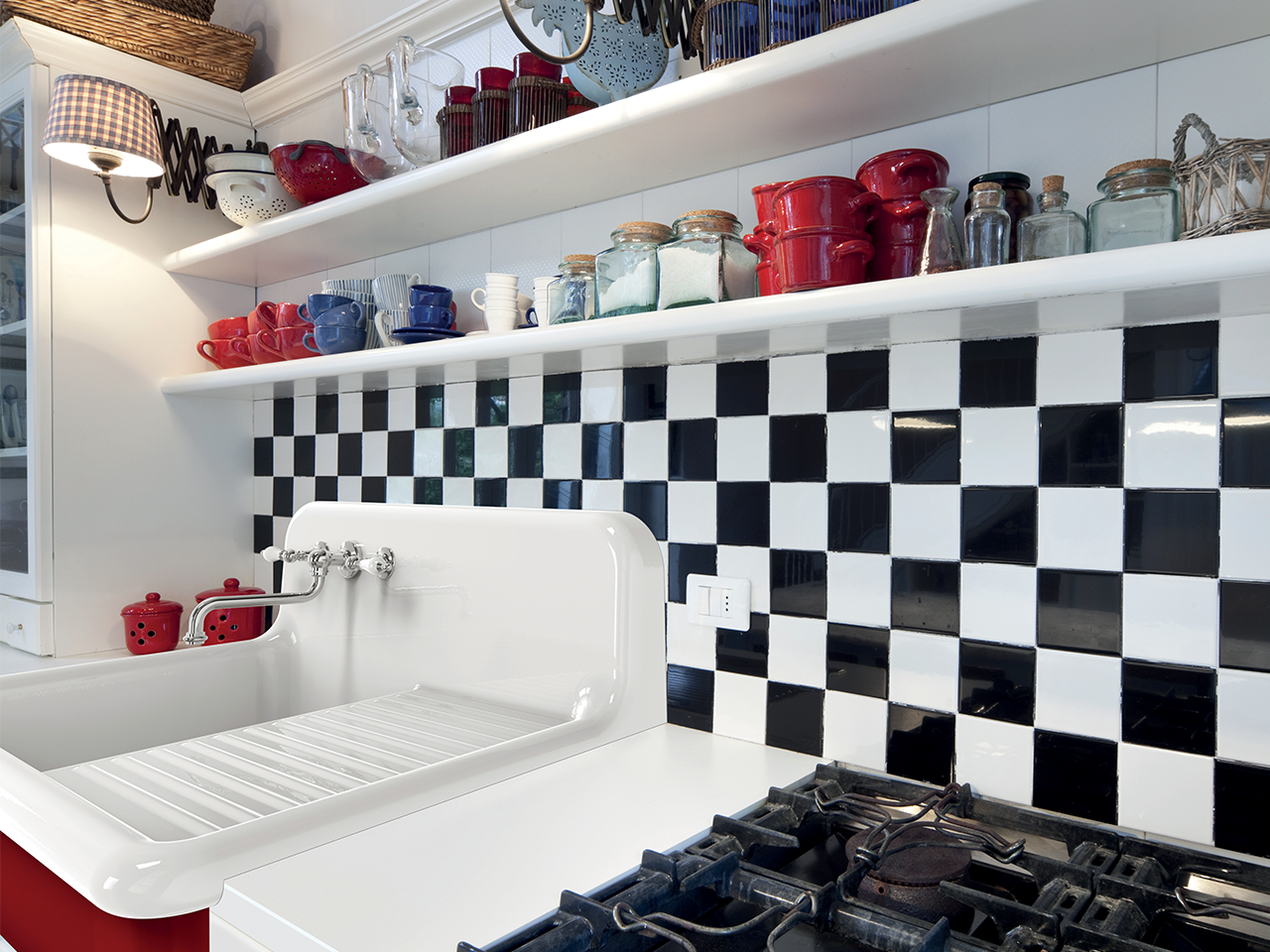 True Colors Kitchen 90 Asymmetrical – Ceramic Sink with Drainboard